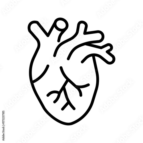 Cardiovascular System Vector Icon