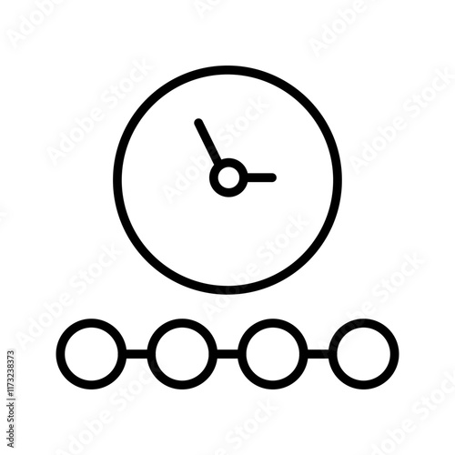 Timeline Vector Icon