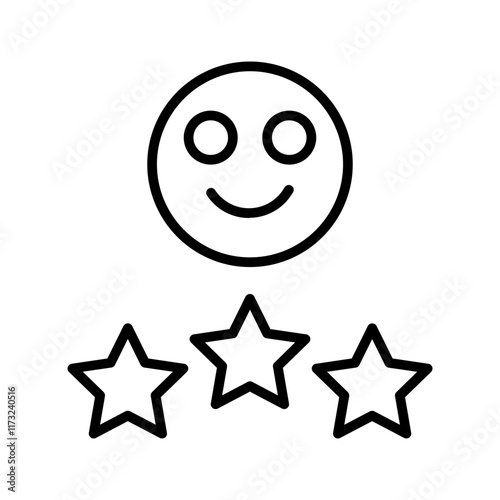 Life Satisfaction Vector Icon