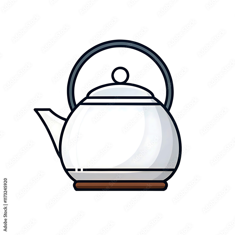 teapot isolated on white background teapot isolated on white background