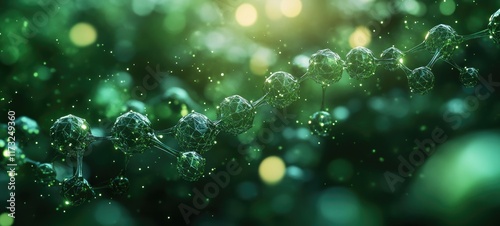 Hydrogen Power Visualization Minimalist Abstract Geometry