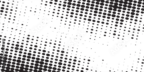 Halftone faded gradient texture. Grunge halftone grit background. White and black sand noise wallpaper.