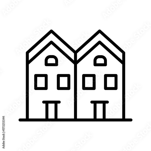 Rental Property Vector Icon