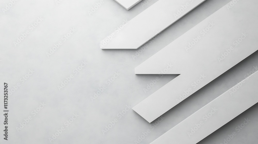 Fototapeta premium Modern Minimalist Business Report Background with Geometric Shapes and Copy Space long_title:Sleek