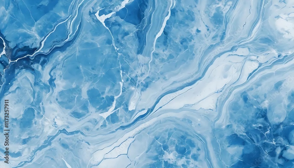 Abstract Blue Swirling Marble Texture Background Abstract Blue Swirling Marble Texture Background