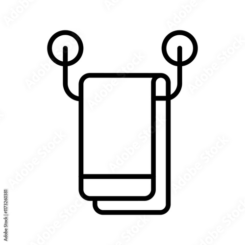 Hand Towel Vector Icon