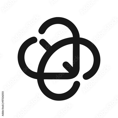 creative elegant minimalistic logo design vector