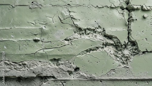 Softly Weathered Light Pale Gray-Green Texture with Uneven, Distressed Surface Featuring Subtle Shifts and Organic, Aged Visual Characteristics photo