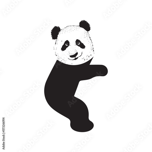 Panda Clipart, Cute Animal. cute panda illustration vector, panda logo, panda icon, panda symbol, panda design, panda vector, panda logo vector illustration, Panda Logo Vector illustration of panda.
