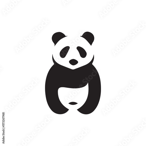 Panda Clipart, Cute Animal. cute panda illustration vector, panda logo, panda icon, panda symbol, panda design, panda vector, panda logo vector illustration, Panda Logo Vector illustration of panda.
