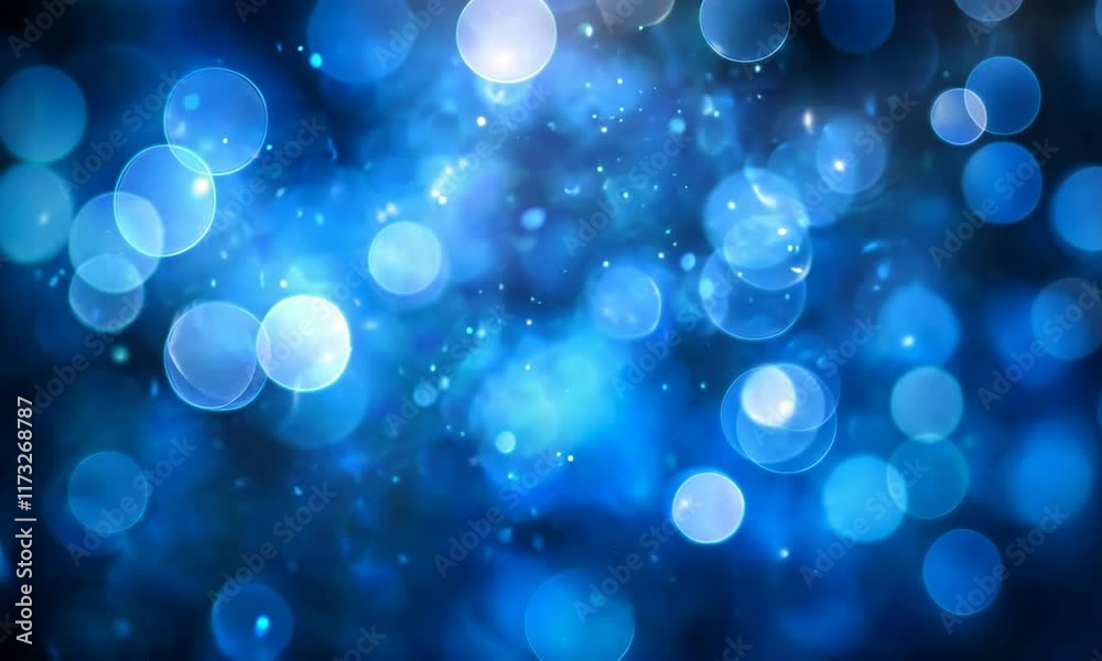 Abstract blue bokeh background with soft light effects. Abstract blue bokeh background with soft light effects.
