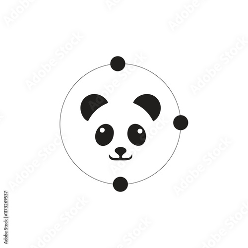 Panda Clipart, Cute Animal. cute panda illustration vector, panda logo, panda icon, panda symbol, panda design, panda vector, panda logo vector illustration, Panda Logo Vector illustration of panda.