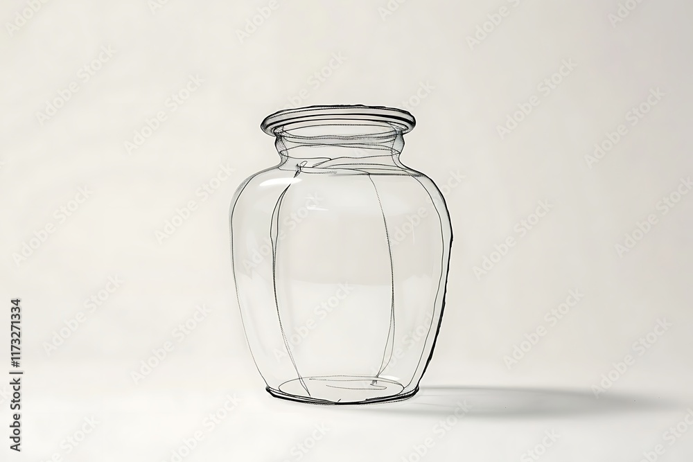 jar with lid outline jar with lid outline