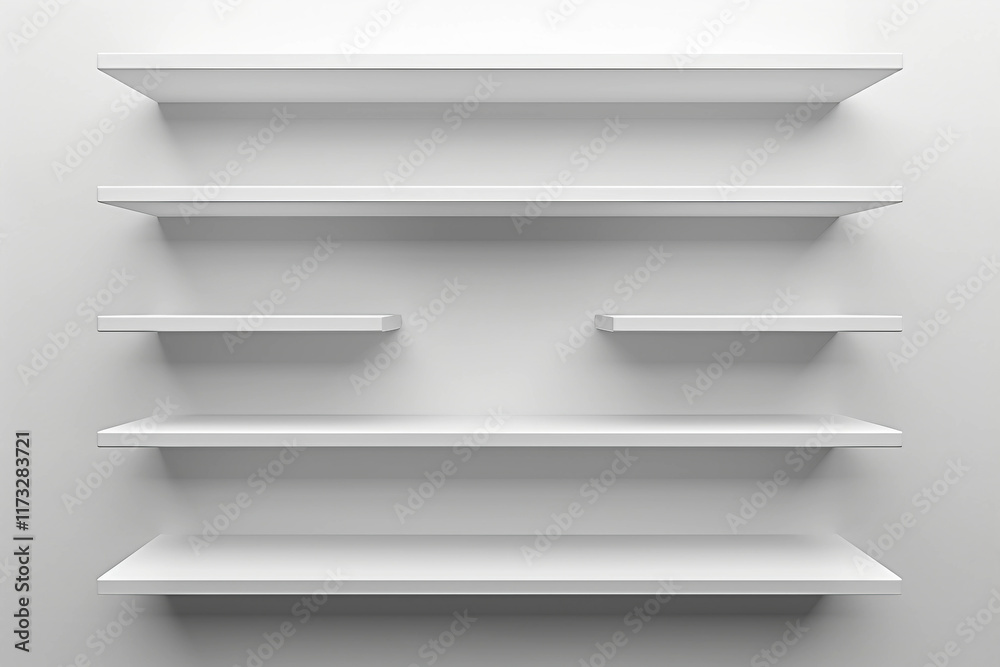 Modern and Functional: Minimalist Bookshelf with a White Finish Modern and Functional: Minimalist Bookshelf with a White Finish
