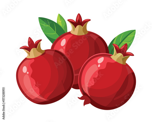 red currant isolated vector on white background