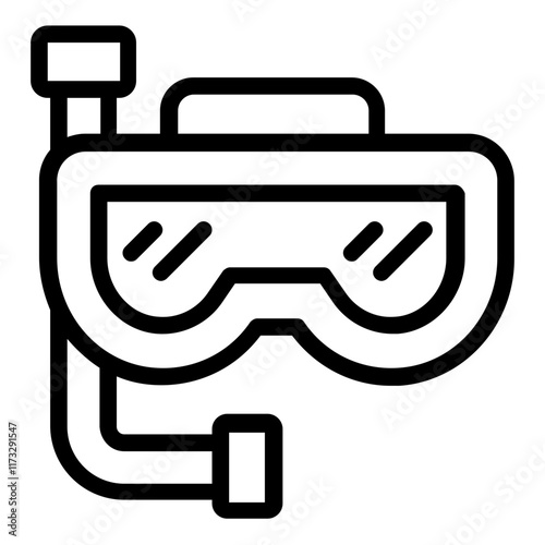 snorkeling icon