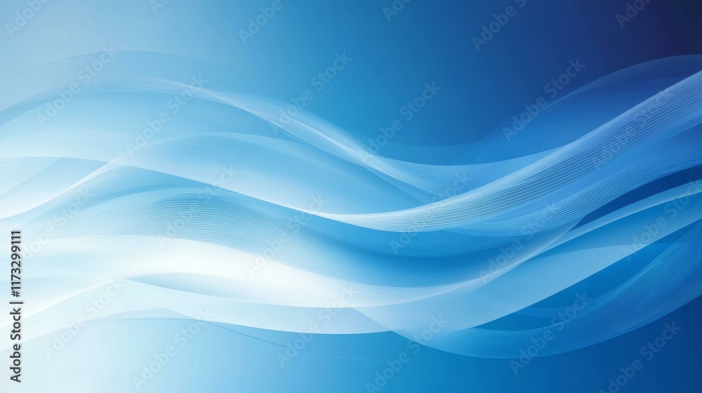 Abstract Blue Wave Background Design Abstract Blue Wave Background Design