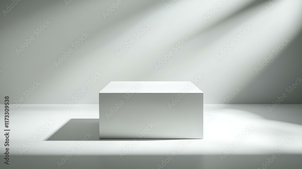 Minimalist White Cube Display Showcase Minimalist White Cube Display Showcase