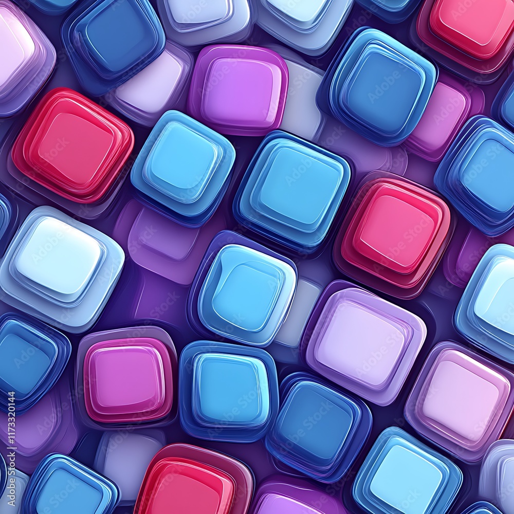 Abstract colorful square pattern. Abstract colorful square pattern.