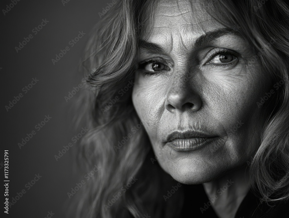 Intense Portrait of a Woman Intense Portrait of a Woman