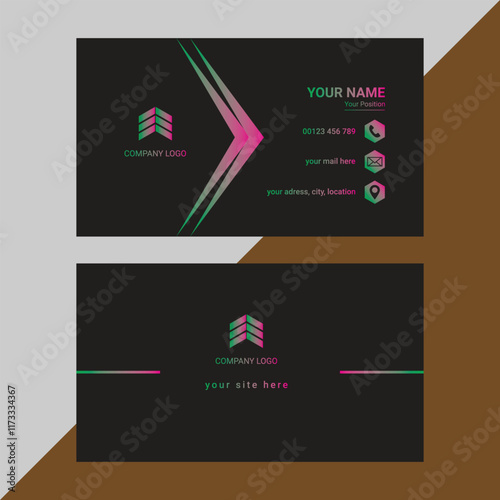 Wallpaper Mural Professional business card design template Torontodigital.ca