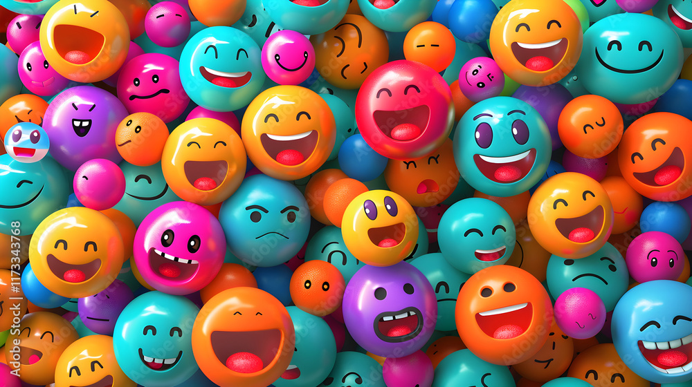 A Vibrant Collection of Joyful Happy Emoji Icons Spreading Positivity and Good Vibes A Vibrant Collection of Joyful Happy Emoji Icons Spreading Positivity and Good Vibes