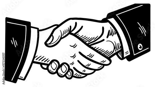 shake between two businessmen