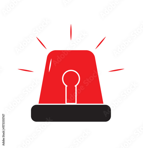 Print siren Solid icon