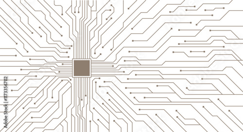 Technology background with hi-tech digital data connection system and computer electronic design