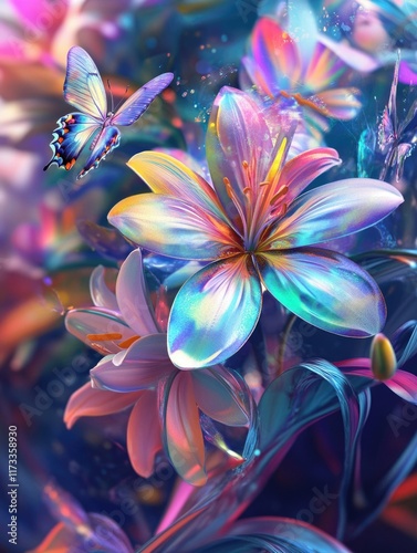 Vibrant Floral Fantasy