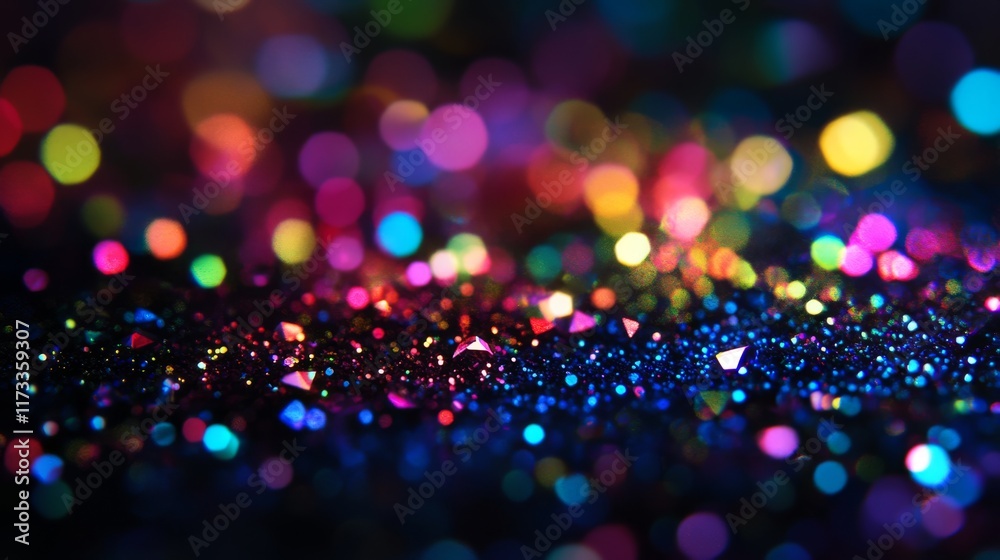 Naklejka premium A colorful background with many small dots of different colors