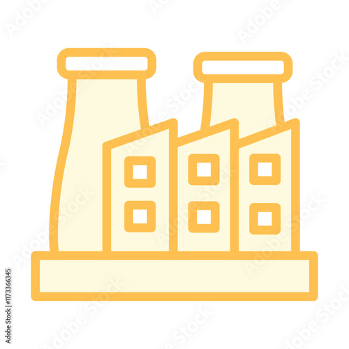 Geothermal energy duotone line icon , vector, pixel perfect, illustrator file 
 