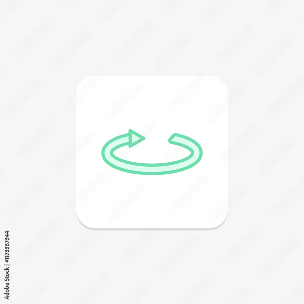 Rotating duotone line icon , vector, pixel perfect, illustrator file Rotating duotone line icon , vector, pixel perfect, illustrator file