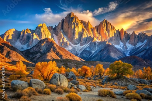 Majestic Mount Whitney, Alabama Hills & Eastern Sierra Fall Scenery - Lone Pine, California
