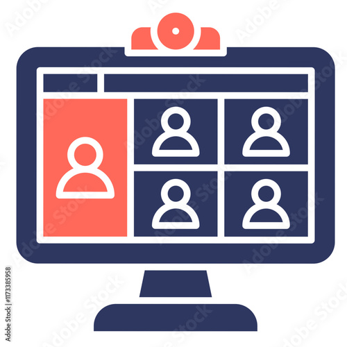 Video Conference Icon