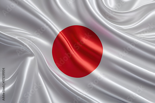 Japanese flag for national Day or Independence Day of japan