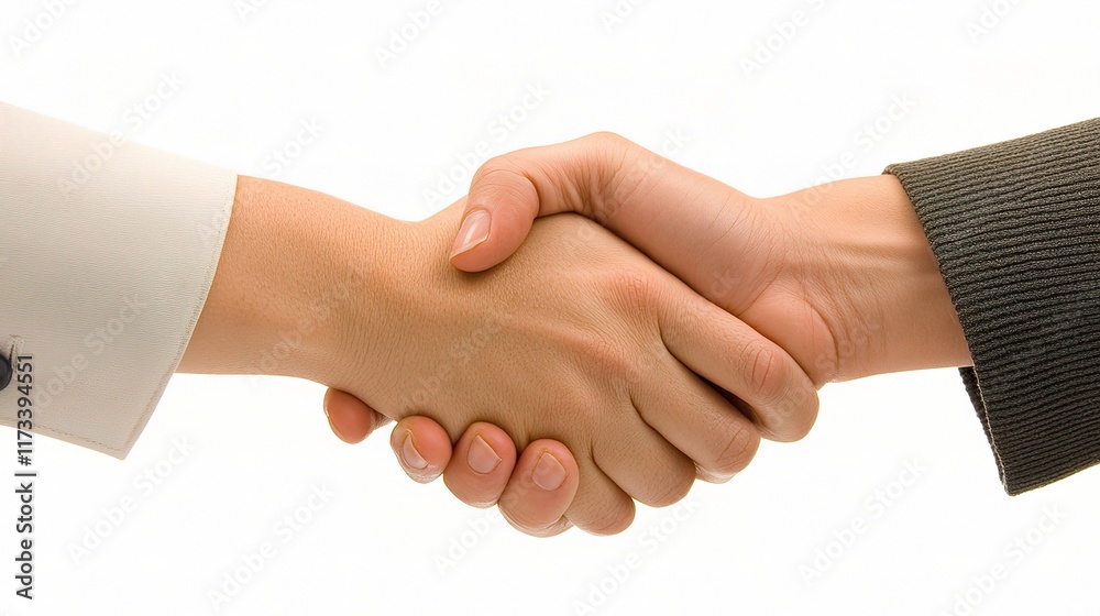 Close-Up of Business Professionals Shaking Hands in Agreement Close-Up of Business Professionals Shaking Hands in Agreement