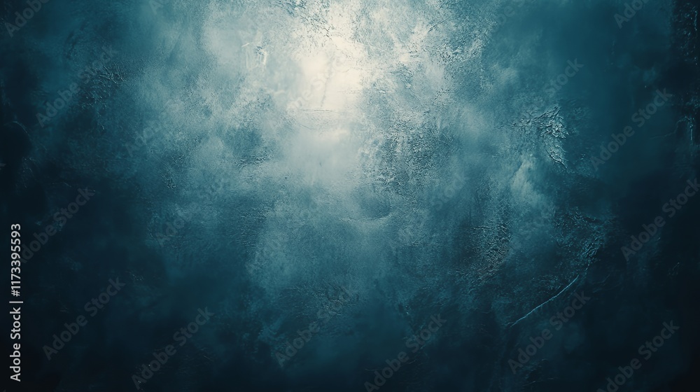 Dark Teal Textured Background With Light Center Dark Teal Textured Background With Light Center