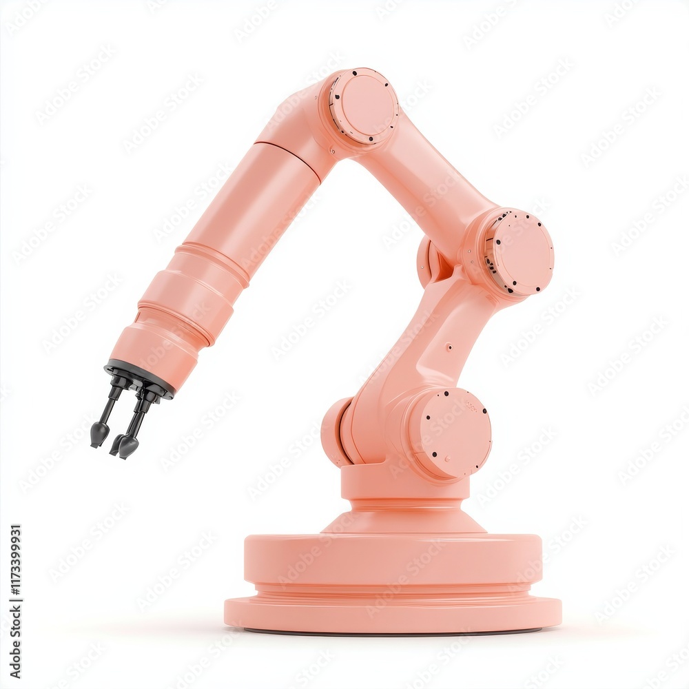 3D render of an automated process icon on a white background, symbolizing automation, efficiency