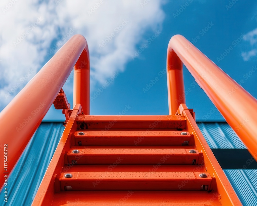 Closeup of the emergency slide deployment mechanism, providing rapid evacuation capabilities in case of an emergency Closeup of the emergency slide deployment mechanism, providing rapid evacuation capabilities in case of an emergency