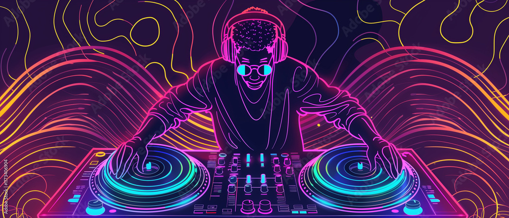 Obraz premium Gen z lifestyle teen graphic