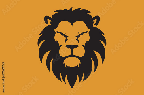 lion head illustration photo