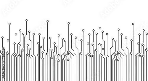 Circuit technology background with hi-tech digital data connection system and computer electronic design