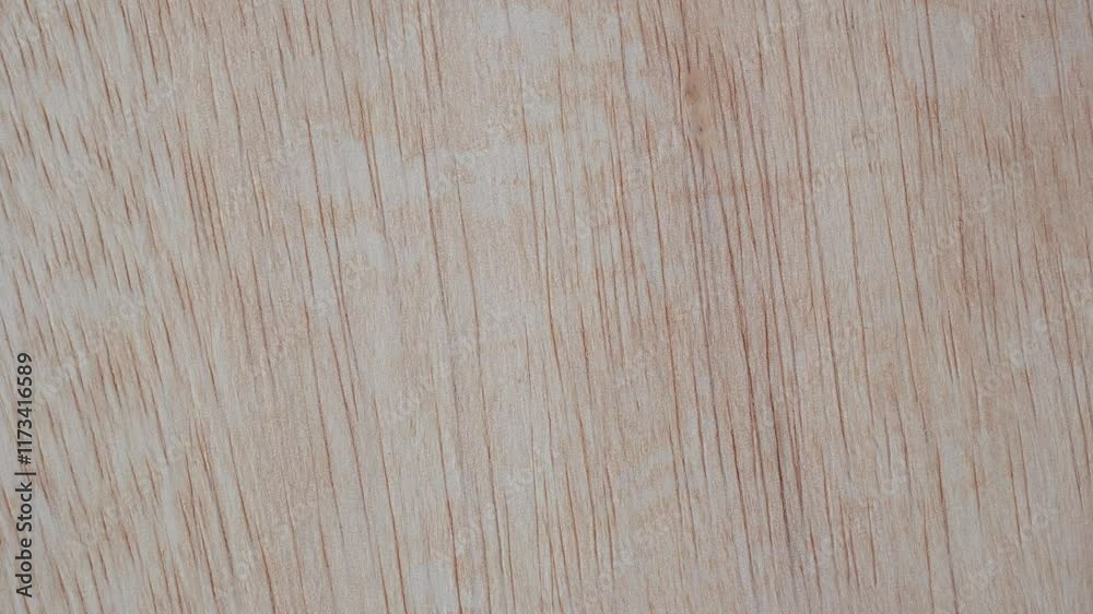Rotating natural wooden grain texture. Detailed wood surface patterns close up
