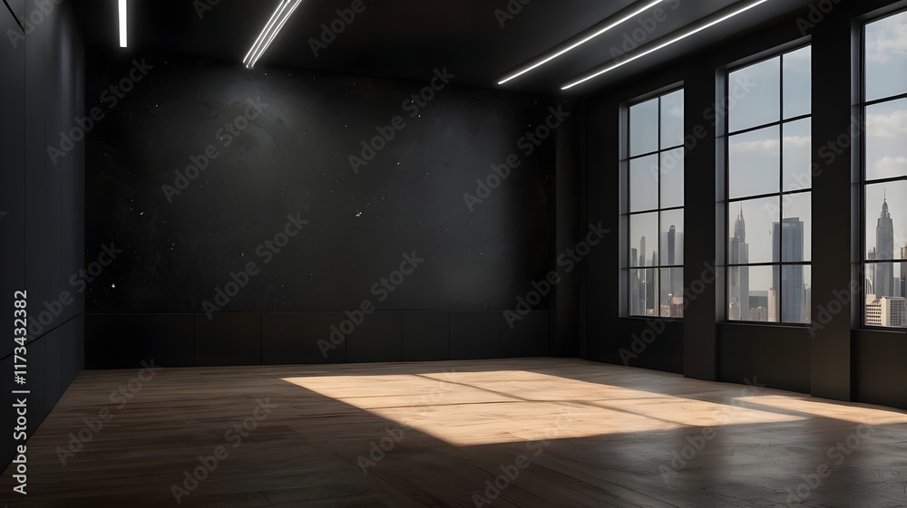 Obraz premium empty room with window