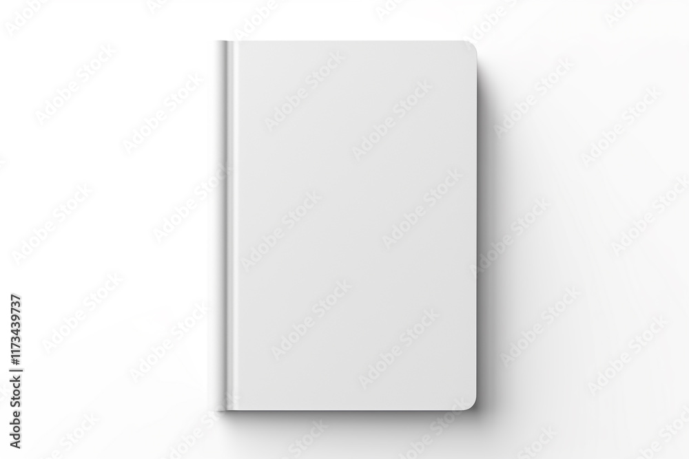 Book Mockup: Realistic Blank Hardcover Template for Custom Designs Book Mockup: Realistic Blank Hardcover Template for Custom Designs