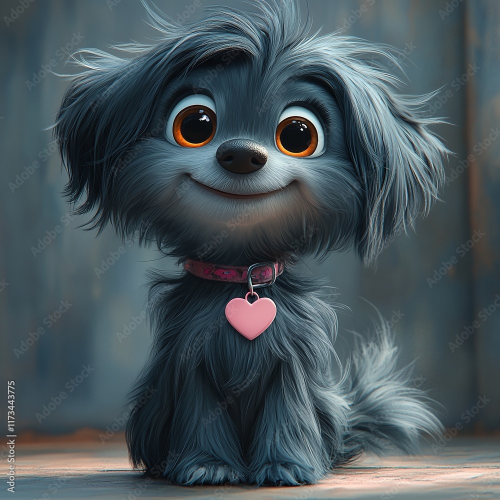 Naklejka premium Love Dog