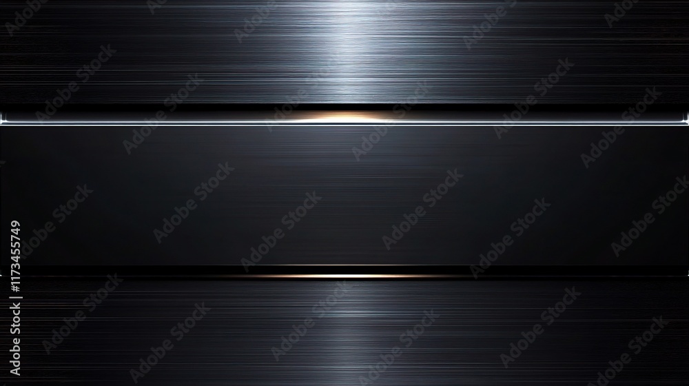 Smooth Black Stainless Steel Plate Background with Textured Finish Smooth Black Stainless Steel Plate Background with Textured Finish