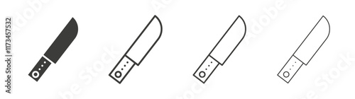 knife icon collection for website design, app, UI design.