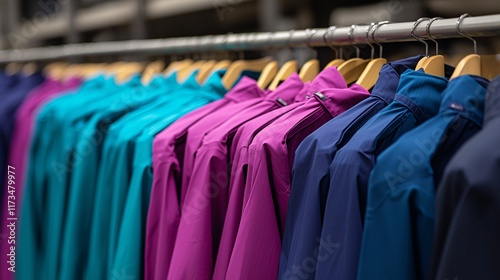 Wallpaper Mural Surgical gowns made from high-quality breathable material for comfort Stock Photo with side copy space Torontodigital.ca